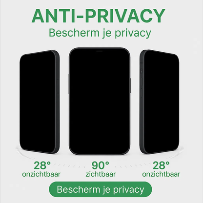 Privacy Screenprotector (Glas) voor iPhone
