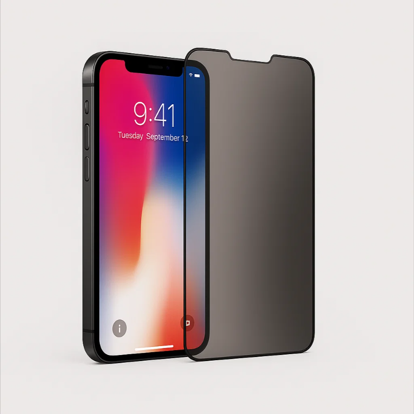 Privacy Screenprotector (Glas) voor iPhone